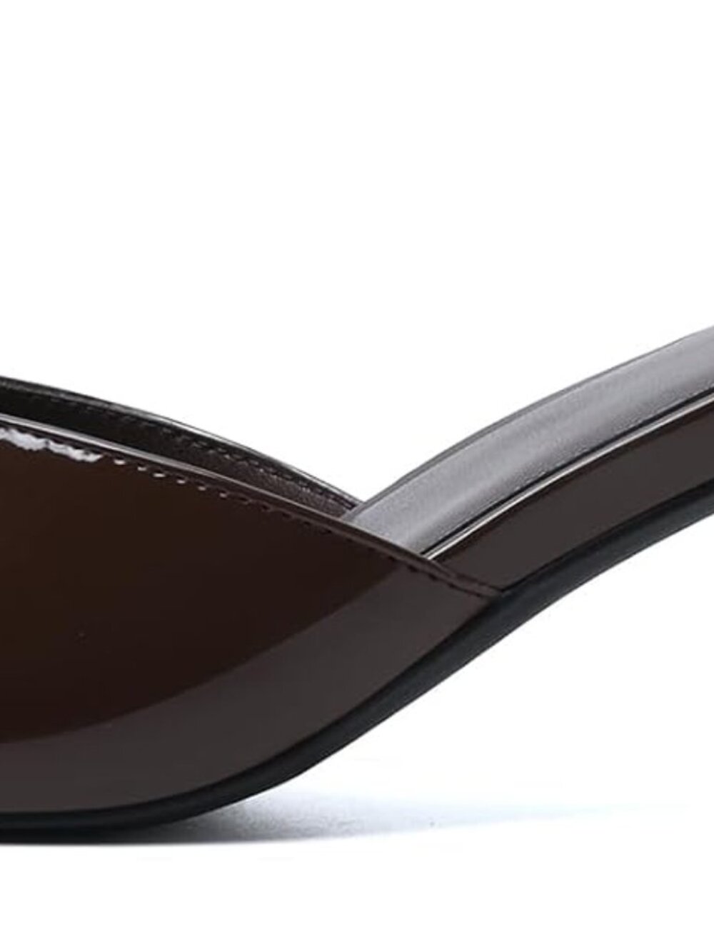 Kitten Heels for Women, Thong Flip Flop Heeled Sandals - Picture 4 of 4